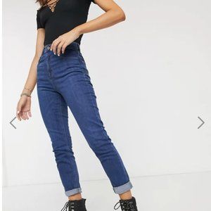 Dark Wash Mom Jeans (slim)
